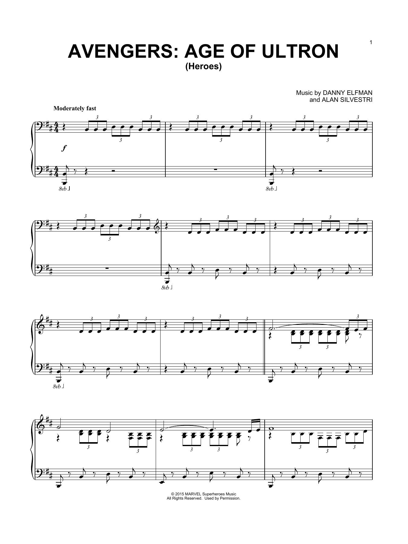 Preview Danny Elfman Heroes (from Avengers: Age of Ultron) Film and TV sheet music, notes and chords for Piano, SKU: 161213 sheet music, piano notes, chords, guitar tabs, score, transpose, transcribe, how to play, guide, download, learn, tutorial, progression, song, artist, awards, billboard, mtv, vh1, tour, single, album, release