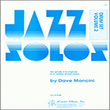 Dave Mancini Jazz Solos For Drum Set, Volume 2 Sheet Music and PDF music score - SKU 124888