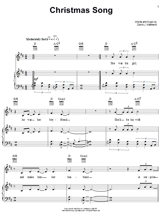 Preview Dave Matthews Band Christmas Song Rock sheet music, notes and chords for Guitar Tab, SKU: 72432 sheet music, piano notes, chords, guitar tabs, score, transpose, transcribe, how to play, guide, download, learn, tutorial, progression, song, artist, awards, billboard, mtv, vh1, tour, single, album, release
