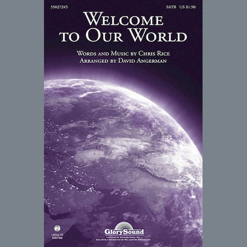 Chris Rice Welcome To Our World (arr. David Ang profile image