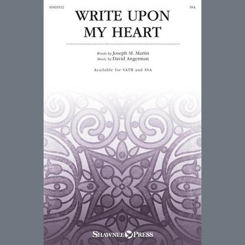 David Angerman profile David Angerman Write Upon My Heart profile image