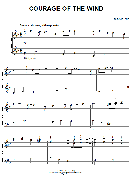 Preview David Lanz Courage Of The Wind Easy Listening sheet music, notes and chords for Piano, SKU: 172132 sheet music, piano notes, chords, guitar tabs, score, transpose, transcribe, how to play, guide, download, learn, tutorial, progression, song, artist, awards, billboard, mtv, vh1, tour, single, album, release