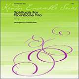 David Uber Spirituals For Trombone Trio - 1st Trombone Sheet Music and PDF music score - SKU 341007