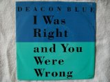 Deacon Blue picture from I Was Right And You Were Wrong released 11/09/2000