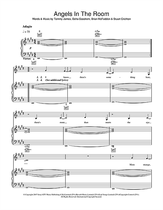 Preview Delta Goodrem Angels In The Room Australian sheet music, notes and chords for Easy Piano, SKU: 47779 sheet music, piano notes, chords, guitar tabs, score, transpose, transcribe, how to play, guide, download, learn, tutorial, progression, song, artist, awards, billboard, mtv, vh1, tour, single, album, release