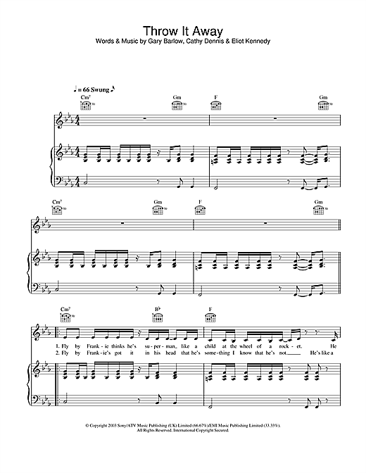 Preview Delta Goodrem Throw It Away Pop sheet music, notes and chords for Piano Solo, SKU: 26545 sheet music, piano notes, chords, guitar tabs, score, transpose, transcribe, how to play, guide, download, learn, tutorial, progression, song, artist, awards, billboard, mtv, vh1, tour, single, album, release