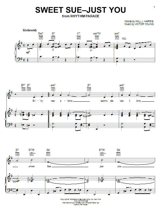 Download Django Reinhardt Sweet Sue-Just You sheet music and printable PDF score & Jazz music notes
