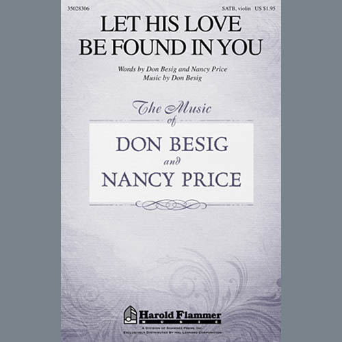Don Besig Let His Love Be Found In You profile image