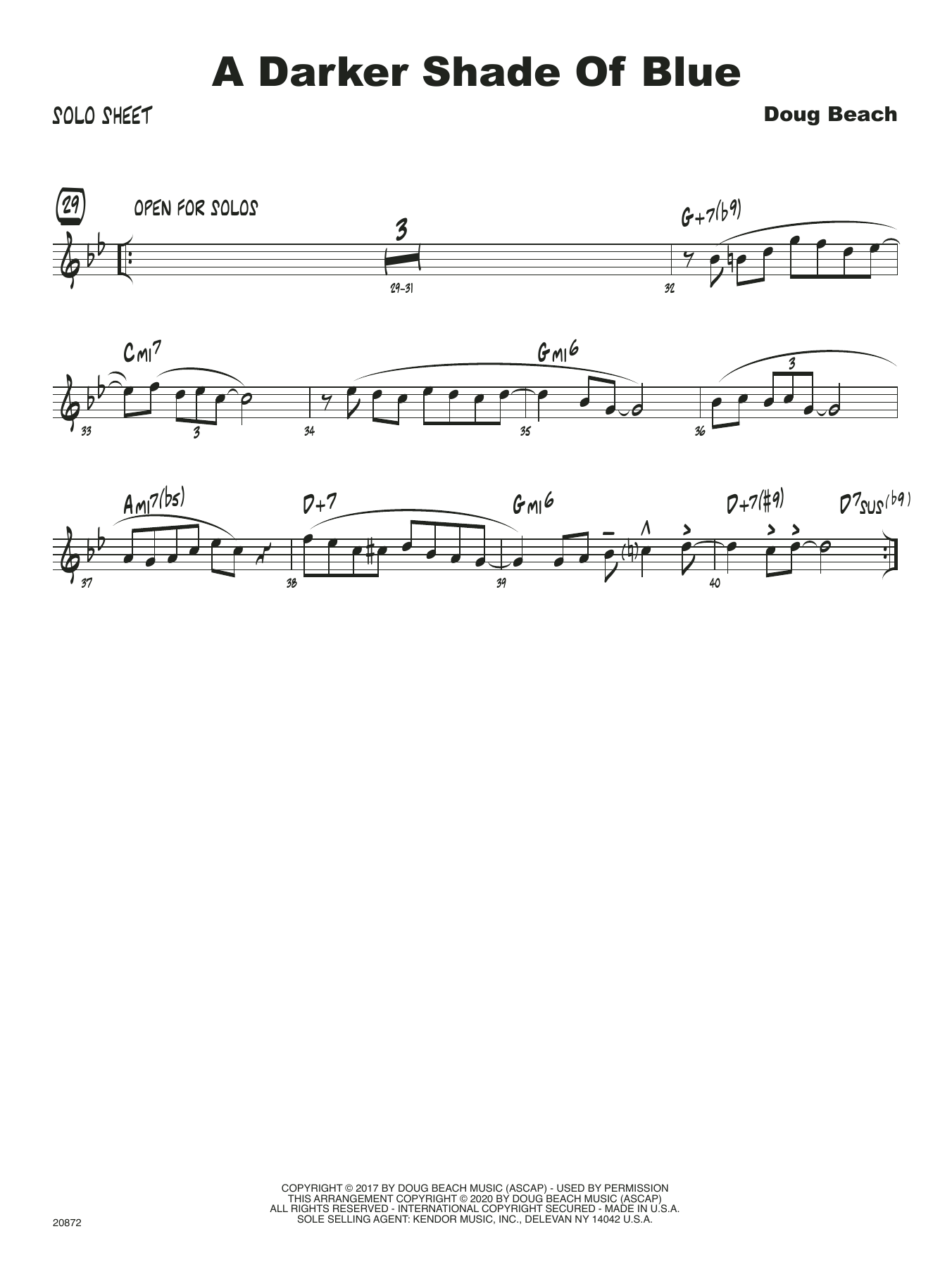 Download Doug Beach Trumpet Section Workout with MP3's (6 pieces to develop the jazz ensemble section) - Solo Sheet sheet music and printable PDF score & Instructional music notes