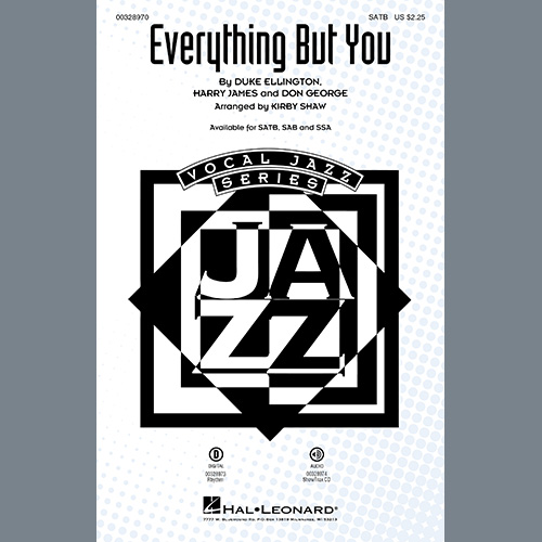 Duke Ellington profile Duke Ellington Everything But You (arr. Kirby Shaw) profile image