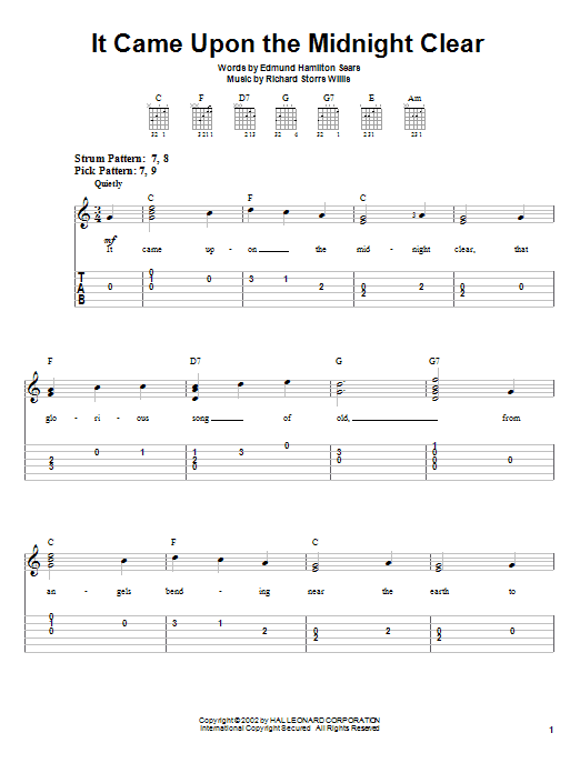 Preview Edmund Hamilton Sears It Came Upon The Midnight Clear Christmas sheet music, notes and chords for Piano & Vocal, SKU: 79946 sheet music, piano notes, chords, guitar tabs, score, transpose, transcribe, how to play, guide, download, learn, tutorial, progression, song, artist, awards, billboard, mtv, vh1, tour, single, album, release