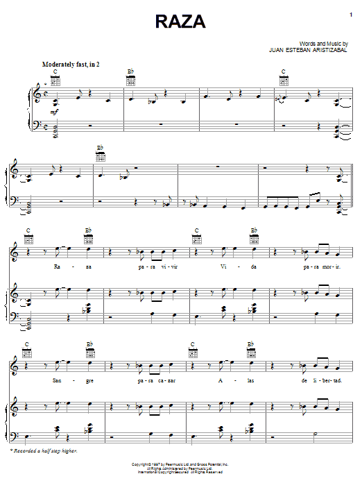 Preview Ekhymosis Raza Metal sheet music, notes and chords for Piano, Vocal & Guitar (Right-Hand Melody), SKU: 62475 Download Ekhymosis Raza sheet music and printable PDF score & Metal music notes