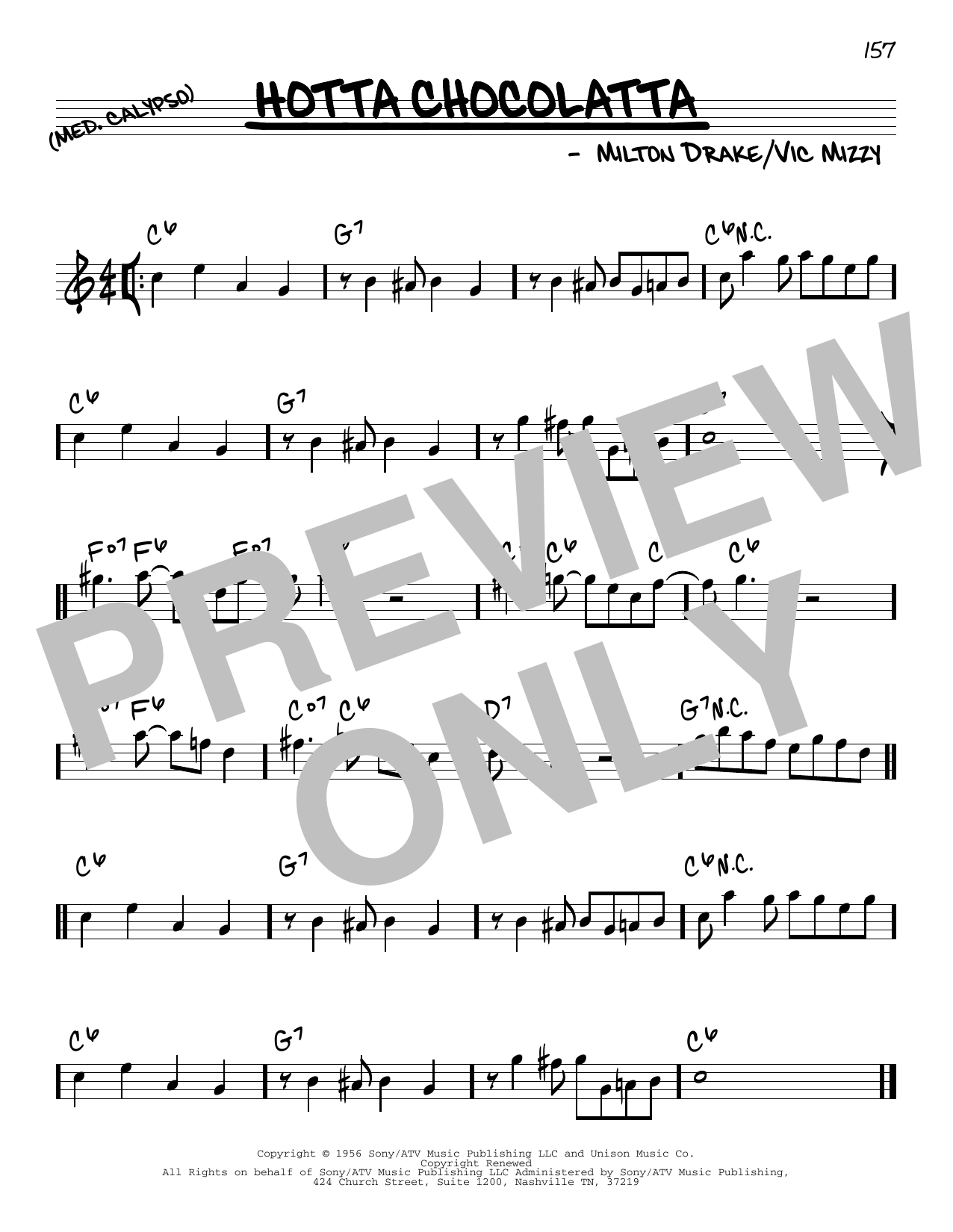 Download Ella Fitzgerald Hotta Chocolatta sheet music and printable PDF score & Jazz music notes
