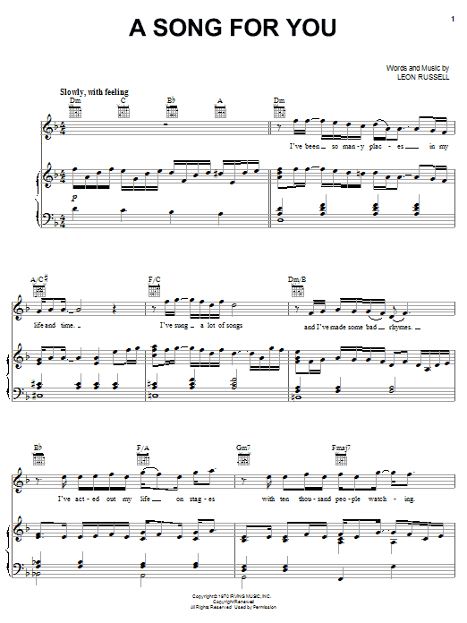 Preview Elliott Yamin A Song For You Pop sheet music, notes and chords for Piano, Vocal & Guitar (Right-Hand Melody), SKU: 62284 sheet music, piano notes, chords, guitar tabs, score, transpose, transcribe, how to play, guide, download, learn, tutorial, progression, song, artist, awards, billboard, mtv, vh1, tour, single, album, release