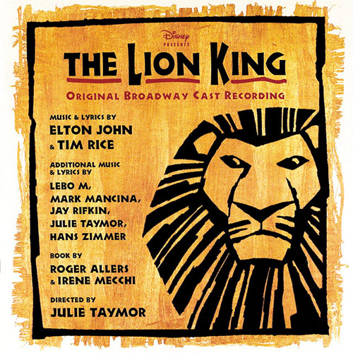 Elton John Elton John, I Just Can't Wait To Be King (from The Lion King: Broadway Musical), Piano, Vocal & Guitar (Right-Hand Melody)