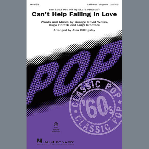 Elvis Presley Can't Help Falling In Love (arr. Ala profile image