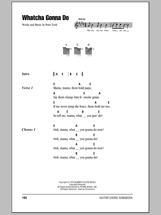 Preview Eric Clapton Whatcha Gonna Do Pop sheet music, notes and chords for Lyrics & Chords, SKU: 79509 sheet music, piano notes, chords, guitar tabs, score, transpose, transcribe, how to play, guide, download, learn, tutorial, progression, song, artist, awards, billboard, mtv, vh1, tour, single, album, release
