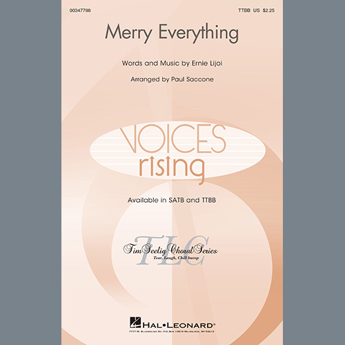 Ernie Lijoi Merry Everything (arr. Paul Saccone) profile image