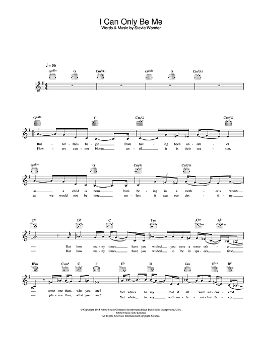 Download Eva Cassidy I Can Only Be Me sheet music and printable PDF score & Jazz music notes