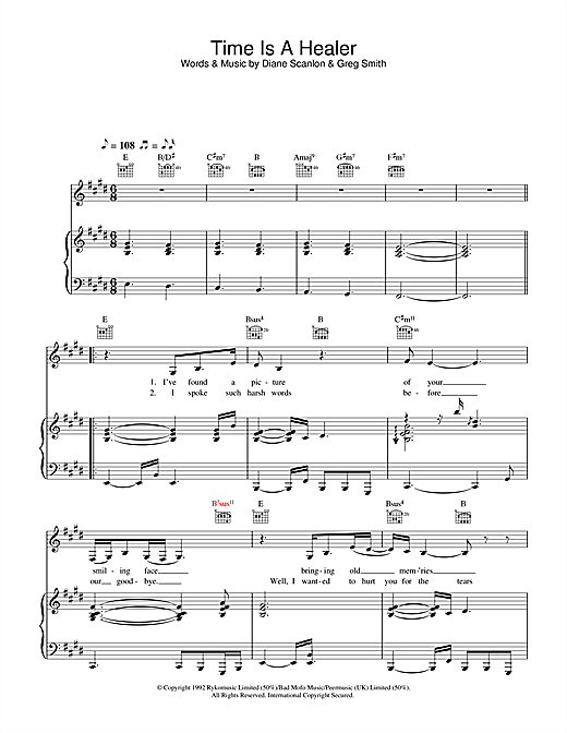Preview Eva Cassidy Time Is A Healer Jazz sheet music, notes and chords for Piano, Vocal & Guitar, SKU: 17770 sheet music, piano notes, chords, guitar tabs, score, transpose, transcribe, how to play, guide, download, learn, tutorial, progression, song, artist, awards, billboard, mtv, vh1, tour, single, album, release