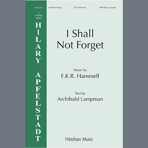 Evan Hammell profile Evan Hammell I Shall Not Forget profile image