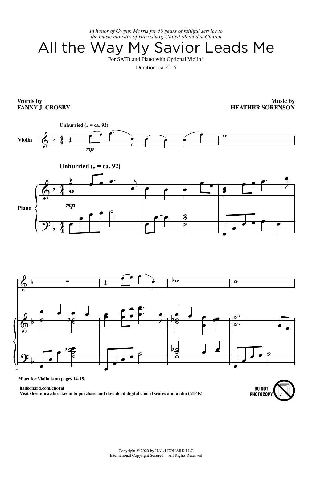 Preview Fanny J. Crosby and Heather Sorenson All The Way My Savior Leads Me Sacred sheet music, notes and chords for SATB Choir, SKU: 472951 sheet music, piano notes, chords, guitar tabs, score, transpose, transcribe, how to play, guide, download, learn, tutorial, progression, song, artist, awards, billboard, mtv, vh1, tour, single, album, release
