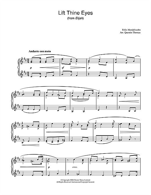 Preview Felix Mendelssohn Lift Thine Eyes (from Elijah) Classical sheet music, notes and chords for Piano, SKU: 28169 sheet music, piano notes, chords, guitar tabs, score, transpose, transcribe, how to play, guide, download, learn, tutorial, progression, song, artist, awards, billboard, mtv, vh1, tour, single, album, release