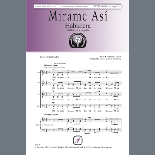 Fernan Sanchez and E. Sanchez Fuente Mirame Así (Habanera) (arr. George profile image