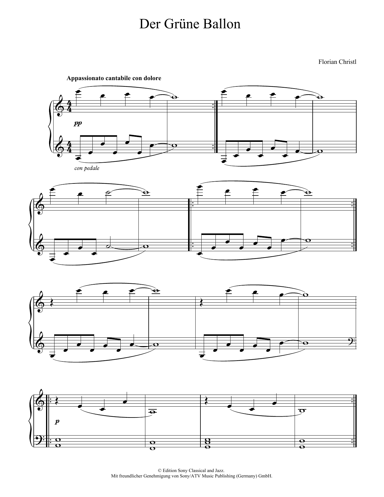 Preview Florian Christl Der Gruene Ballon Pop sheet music, notes and chords for Piano Solo, SKU: 403267 sheet music, piano notes, chords, guitar tabs, score, transpose, transcribe, how to play, guide, download, learn, tutorial, progression, song, artist, awards, billboard, mtv, vh1, tour, single, album, release