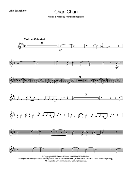 Download Francisco Repilado Chan Chan sheet music and printable PDF score & Latin music notes