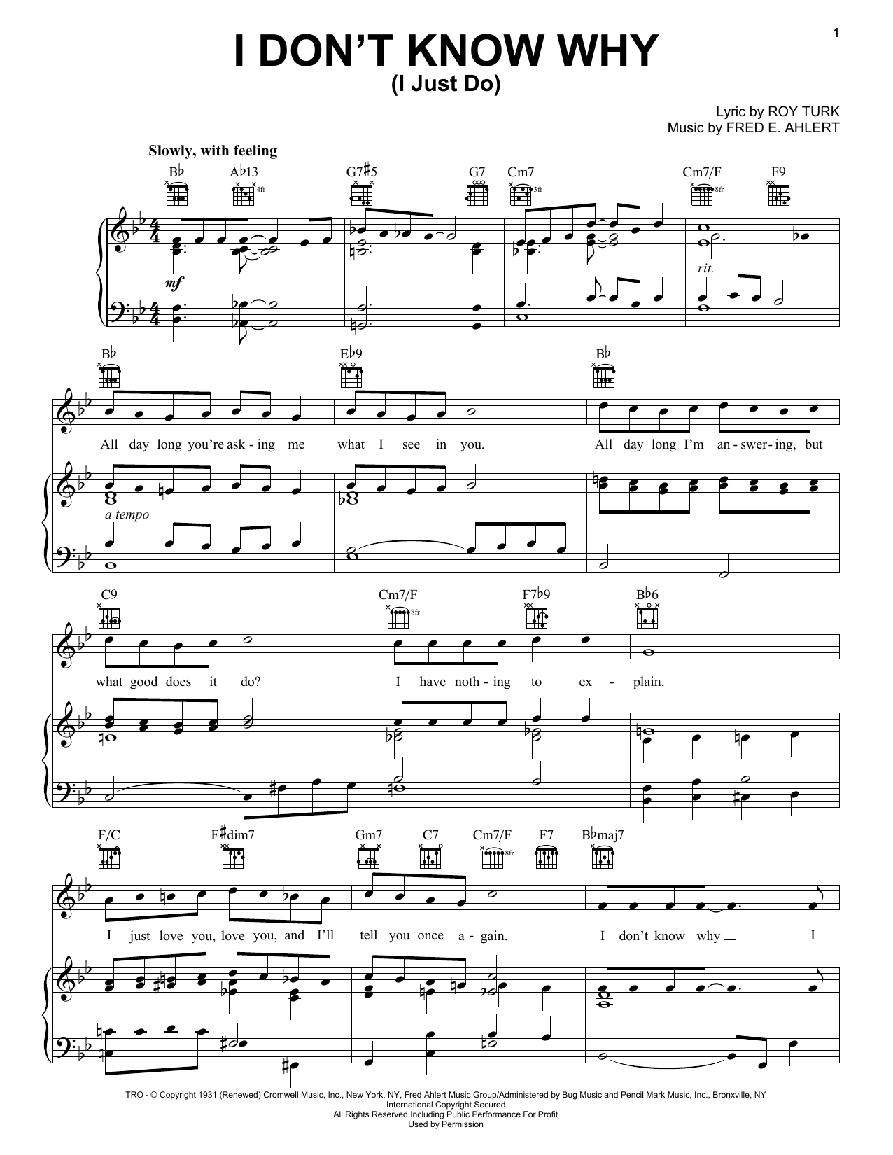 Preview Frank Sinatra I Don't Know Why (I Just Do) Jazz sheet music, notes and chords for Lyrics & Chords, SKU: 82006 sheet music, piano notes, chords, guitar tabs, score, transpose, transcribe, how to play, guide, download, learn, tutorial, progression, song, artist, awards, billboard, mtv, vh1, tour, single, album, release