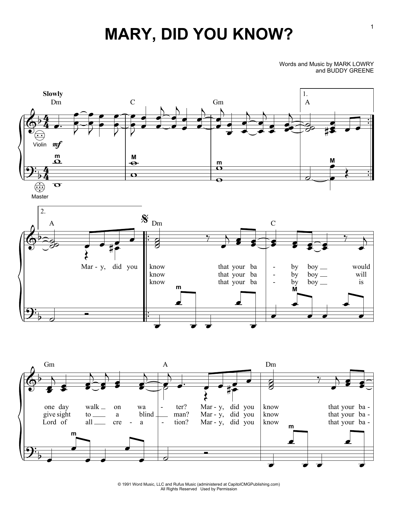 Gary Meisner Mary Did You Know Sheet Music Download Printable Christian Pdf Accordion Score Sku 161165