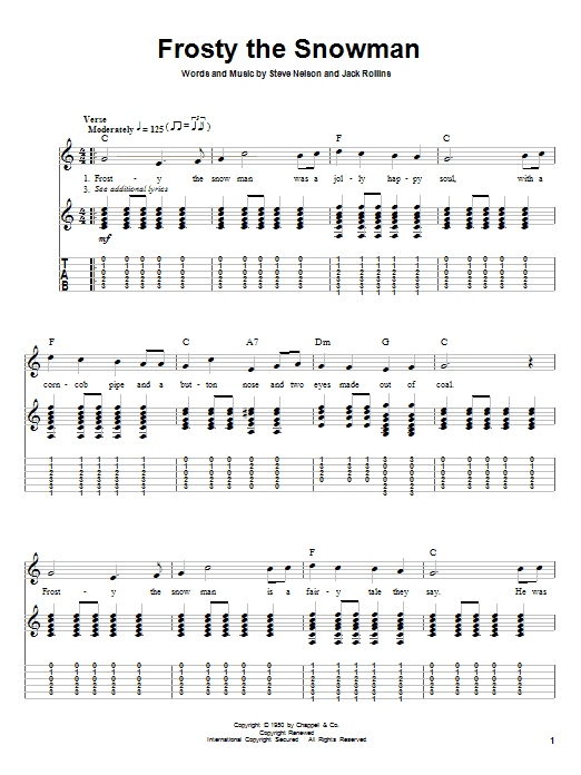 Preview Gene Autry Frosty The Snowman Children sheet music, notes and chords for Piano (Big Notes), SKU: 51776 sheet music, piano notes, chords, guitar tabs, score, transpose, transcribe, how to play, guide, download, learn, tutorial, progression, song, artist, awards, billboard, mtv, vh1, tour, single, album, release