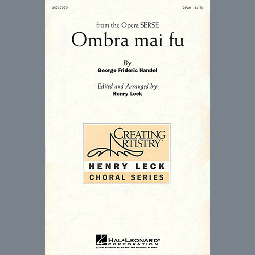 George Frideric Handel Ombra Mai Fu (from Serse) (arr. Henr profile image
