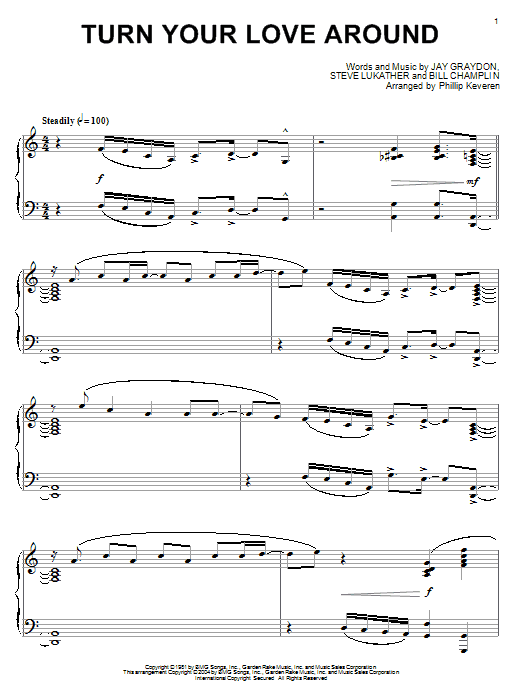 Download George Benson Turn Your Love Around sheet music and printable PDF score & Pop music notes