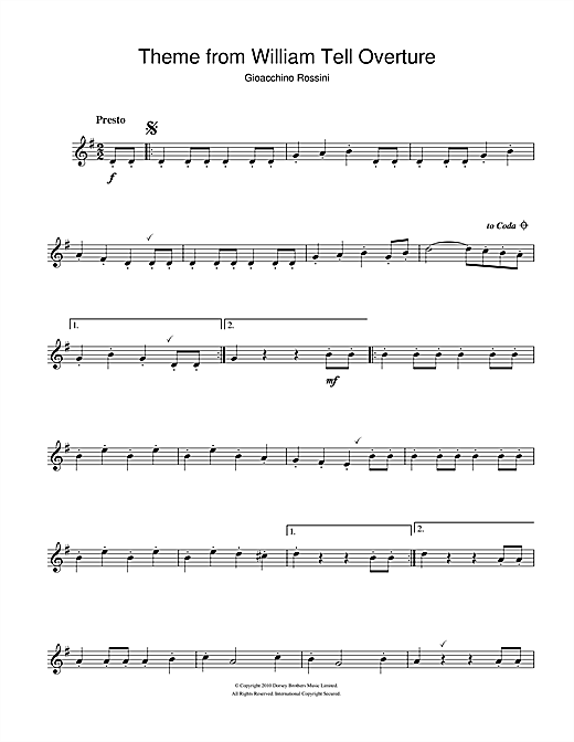 Preview Gioachino Rossini William Tell Overture (Finale) Classical sheet music, notes and chords for Clarinet, SKU: 108242 sheet music, piano notes, chords, guitar tabs, score, transpose, transcribe, how to play, guide, download, learn, tutorial, progression, song, artist, awards, billboard, mtv, vh1, tour, single, album, release