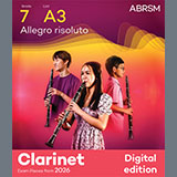 Giuseppi Tartini picture from Allegro risoluto (Grade 7, list A3, from the ABRSM Clarinet Syllabus from 2026) released 06/02/2025