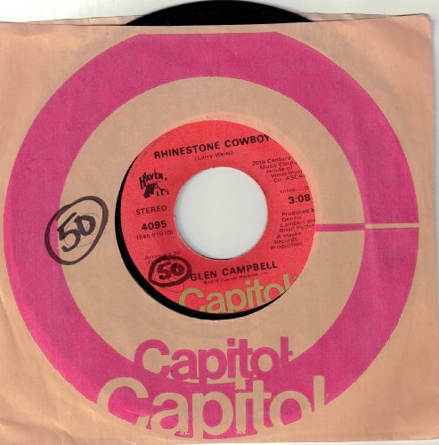 Glen Campbell Glen Campbell, Rhinestone Cowboy, Piano, Vocal & Guitar (Right-Hand Melody)