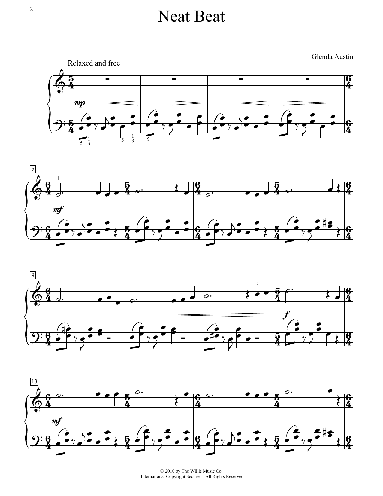 Preview Glenda Austin Neat Beat Children sheet music, notes and chords for Piano, SKU: 72936 sheet music, piano notes, chords, guitar tabs, score, transpose, transcribe, how to play, guide, download, learn, tutorial, progression, song, artist, awards, billboard, mtv, vh1, tour, single, album, release