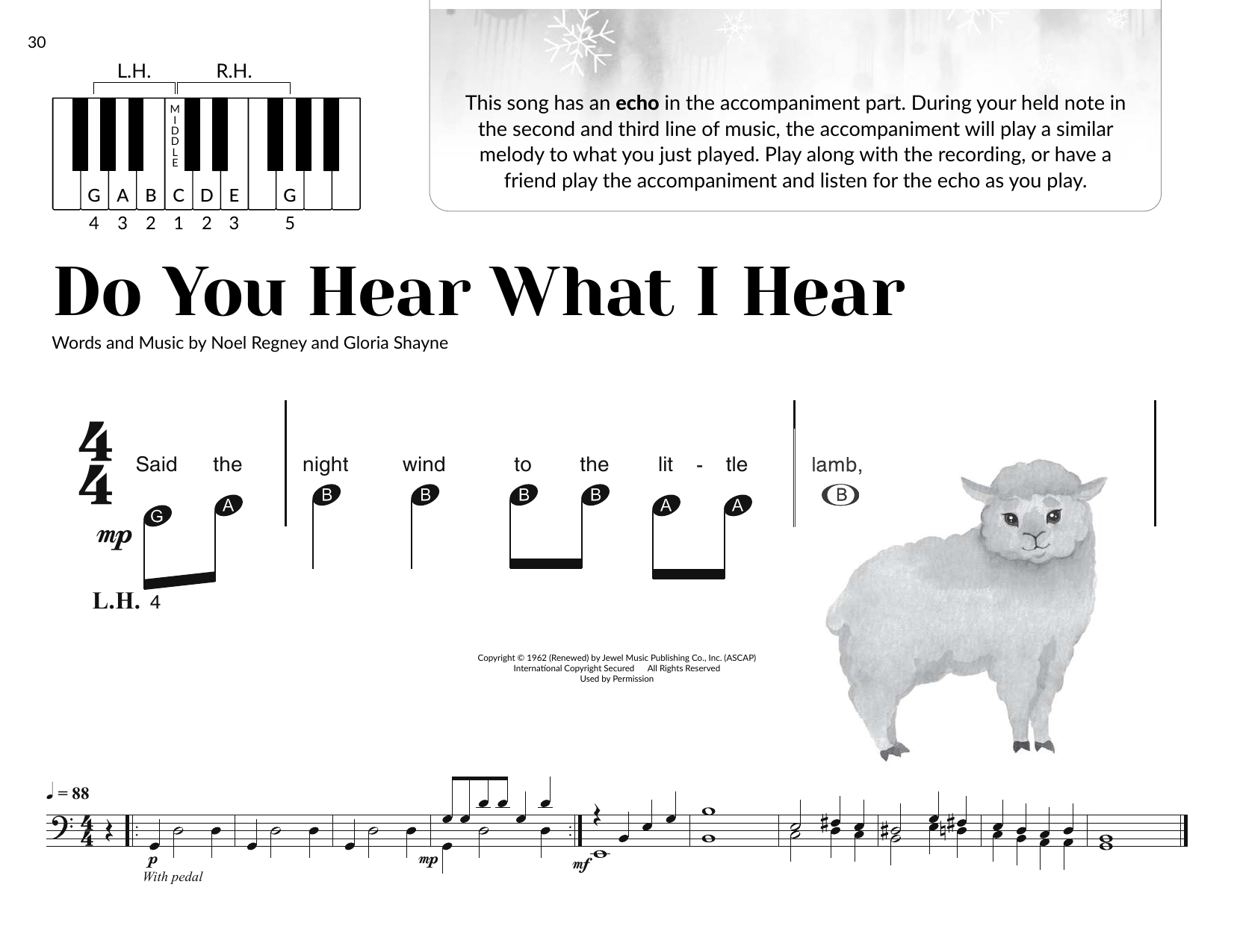Gloria Shayne Do You Hear What I Hear (arr. Brittany McCorriston) Sheet Music & Chords for Very Beginner Piano - Download or Print PDF