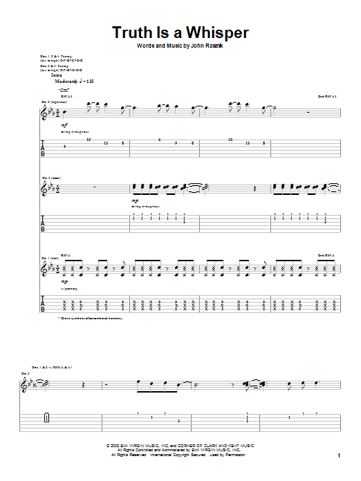 Preview Goo Goo Dolls Truth Is A Whisper Rock sheet music, notes and chords for Guitar Tab, SKU: 21251 sheet music, piano notes, chords, guitar tabs, score, transpose, transcribe, how to play, guide, download, learn, tutorial, progression, song, artist, awards, billboard, mtv, vh1, tour, single, album, release