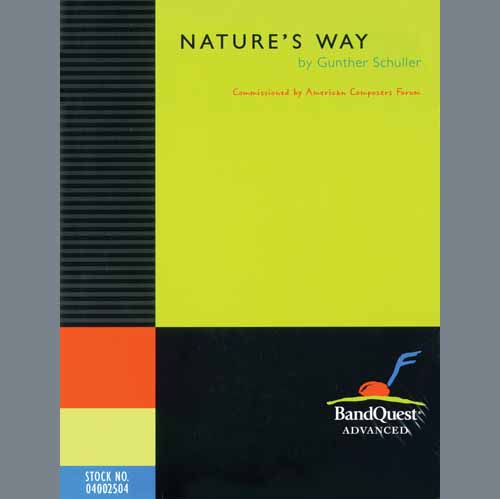 Gunther Schuller Nature's Way - Full Score profile image