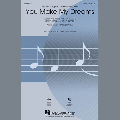 Hall & Oates You Make My Dreams (arr. Mark Brymer profile image