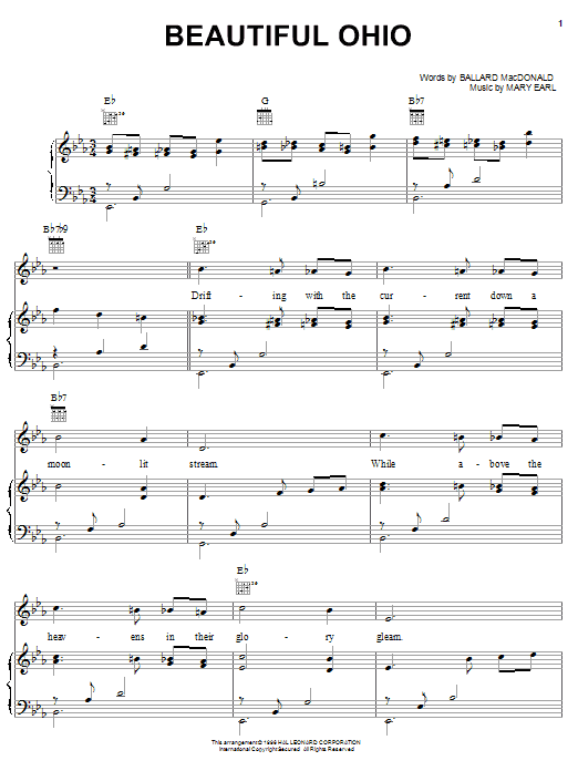Preview Hank Snow Beautiful Ohio Country sheet music, notes and chords for Piano, Vocal & Guitar (Right-Hand Melody), SKU: 16597 sheet music, piano notes, chords, guitar tabs, score, transpose, transcribe, how to play, guide, download, learn, tutorial, progression, song, artist, awards, billboard, mtv, vh1, tour, single, album, release