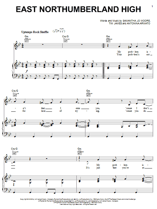 Preview Hannah Montana East Northumberland High Pop sheet music, notes and chords for Easy Piano, SKU: 63378 Download Hannah Montana East Northumberland High sheet music and printable PDF score & Pop music notes