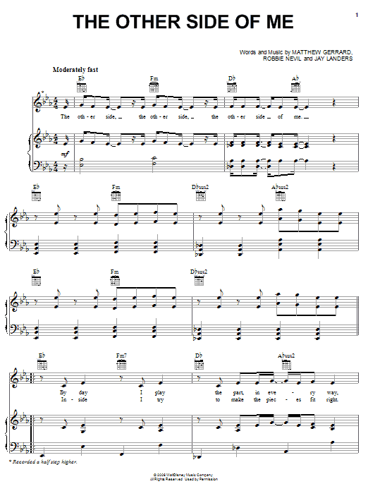 Preview Hannah Montana The Other Side Of Me Pop sheet music, notes and chords for Easy Piano, SKU: 63031 Download Hannah Montana The Other Side Of Me sheet music and printable PDF score & Pop music notes