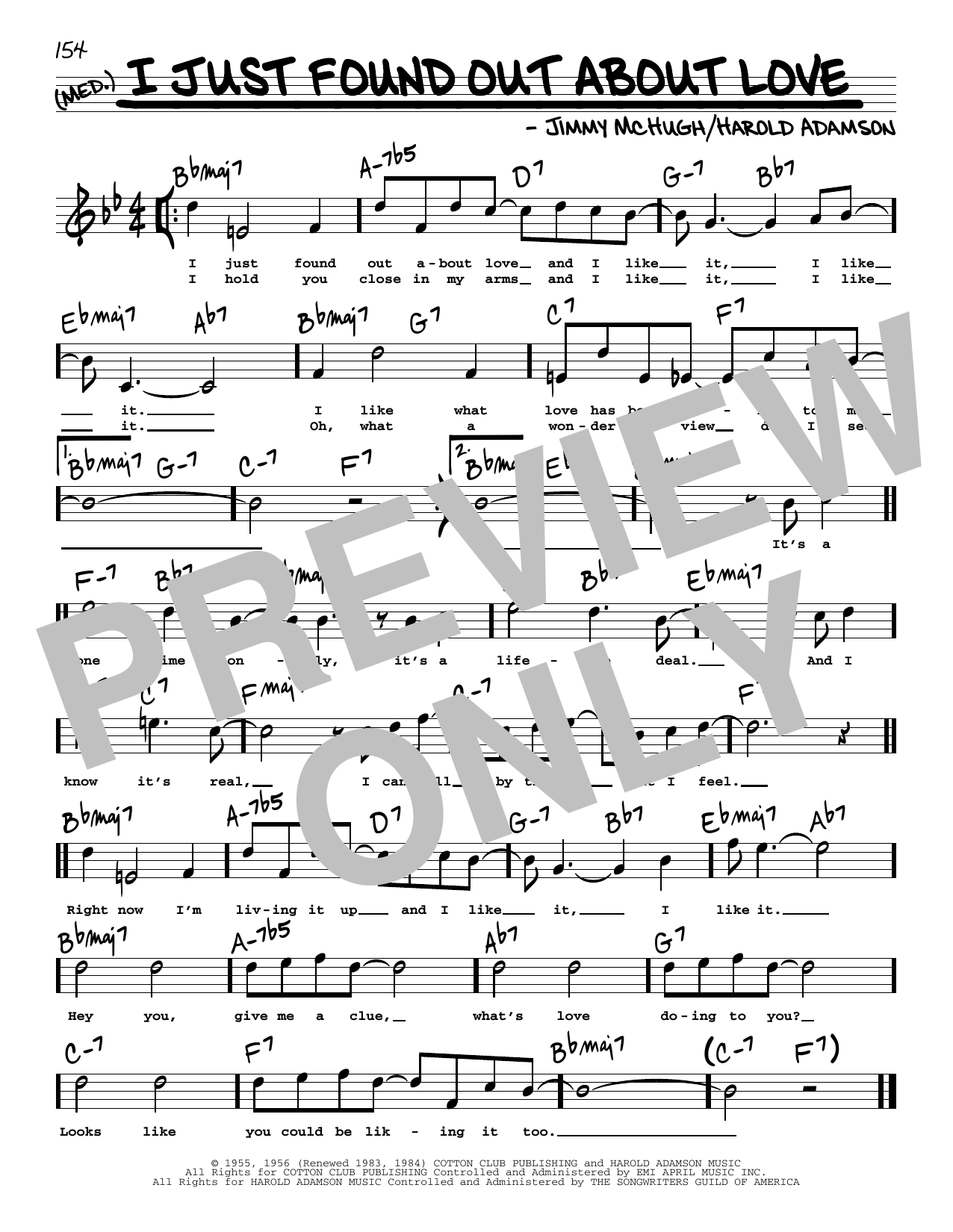 Preview Harold Adamson I Just Found Out About Love (High Voice) Jazz sheet music, notes and chords for Real Book – Melody, Lyrics & Chords, SKU: 470389 sheet music, piano notes, chords, guitar tabs, score, transpose, transcribe, how to play, guide, download, learn, tutorial, progression, song, artist, awards, billboard, mtv, vh1, tour, single, album, release