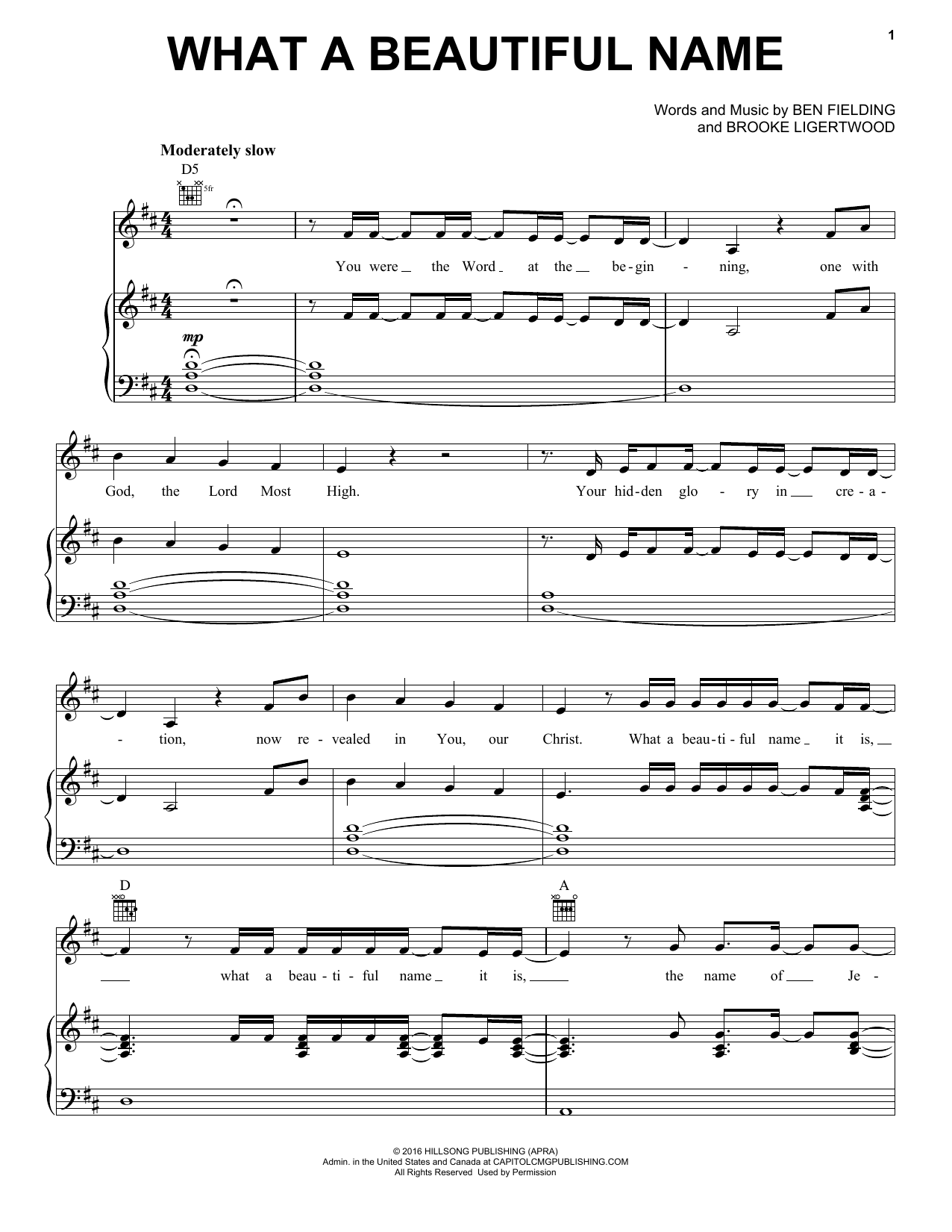 Preview Hillsong Worship What A Beautiful Name Pop sheet music, notes and chords for Piano, Vocal & Guitar (Right-Hand Melody), SKU: 179475 sheet music, piano notes, chords, guitar tabs, score, transpose, transcribe, how to play, guide, download, learn, tutorial, progression, song, artist, awards, billboard, mtv, vh1, tour, single, album, release