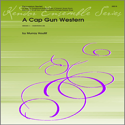 Houllif Cap Gun Western, A - Percussion 5 Sheet Music and PDF music score - SKU 313980