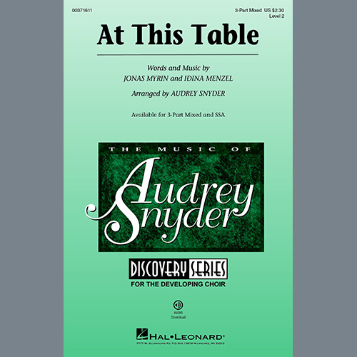 Idina Menzel At This Table (arr. Audrey Snyder) profile image